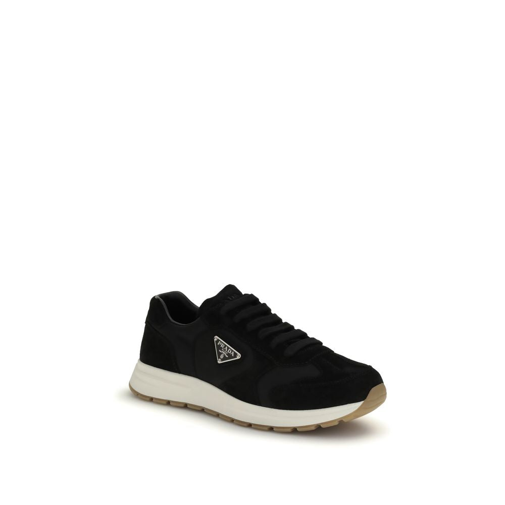 Prada Black Recycled Polyamide Prax 01 Sneakers