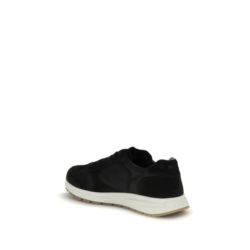 Prada Black Recycled Polyamide Prax 01 Sneakers