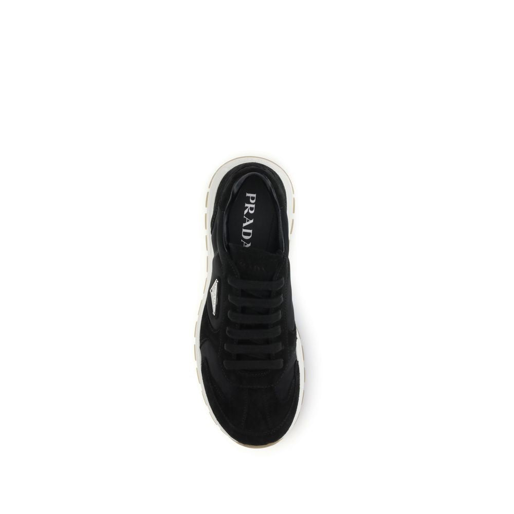 Prada Black Recycled Polyamide Prax 01 Sneakers