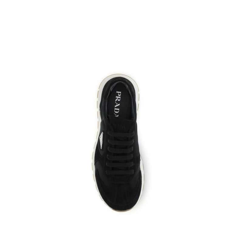 Prada Black Recycled Polyamide Prax 01 Sneakers