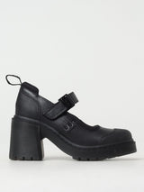 Dr. Martens Black Leather Platform Pumps for Women