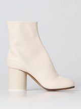 Maison Margiela White Leather Ankle Boots for Women