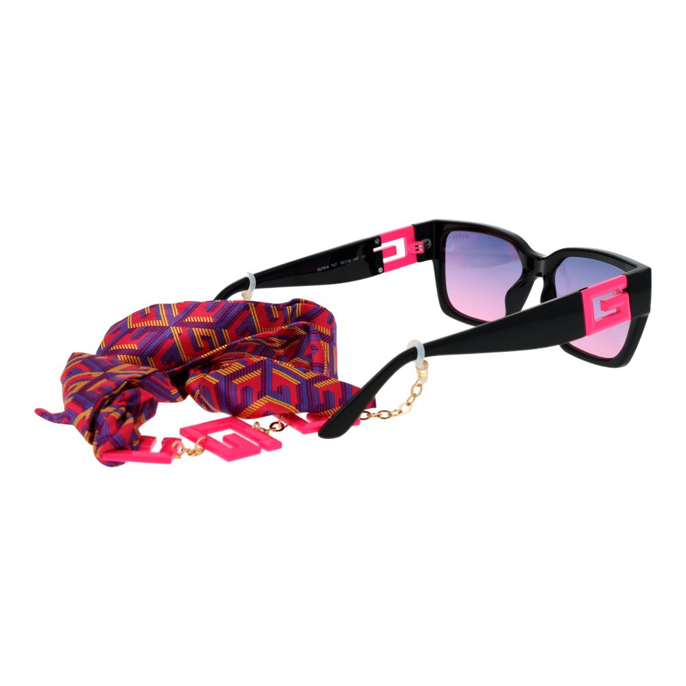 Guess Black Plastic Sunglasses for Women - UV Protected & Stylish
