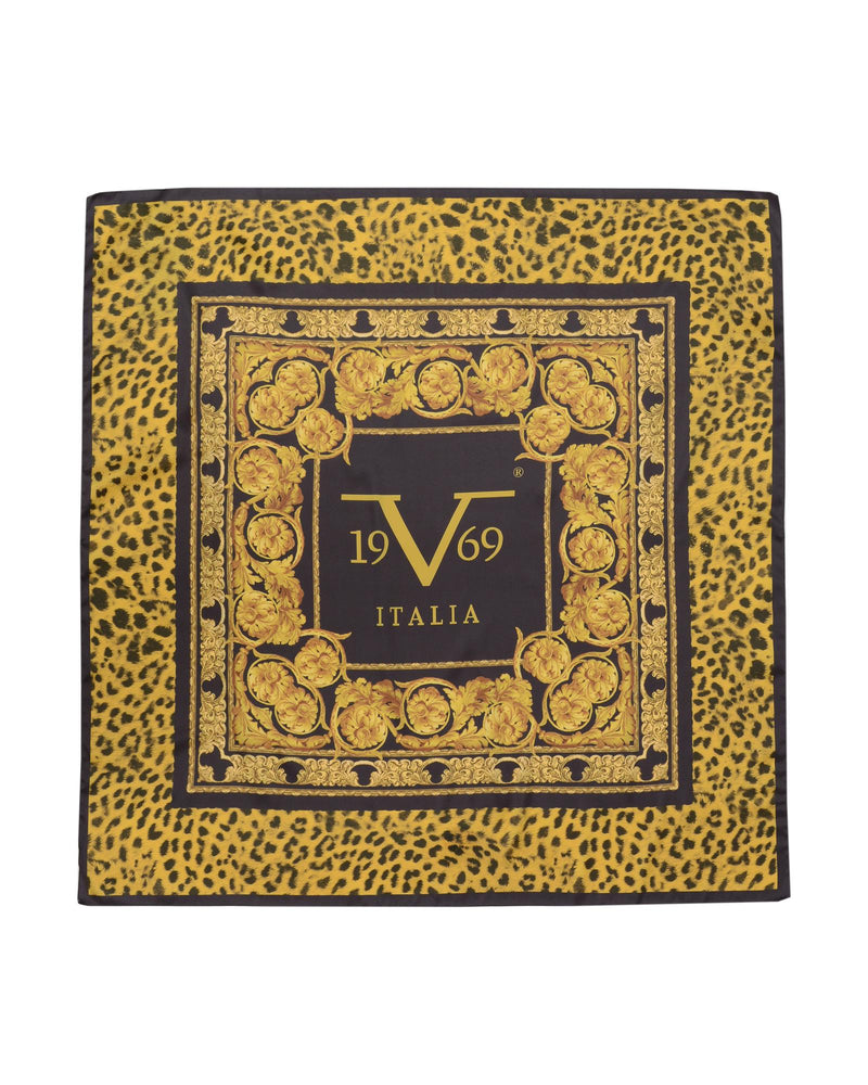 19V69 Italia Multicolor Polyester Scarf - ANIMALIER BAROCCO V05
