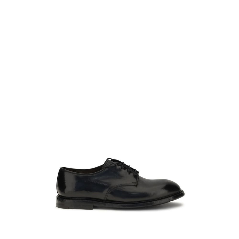 Premiata Black Calf Leather Bos Taurus Oxfords