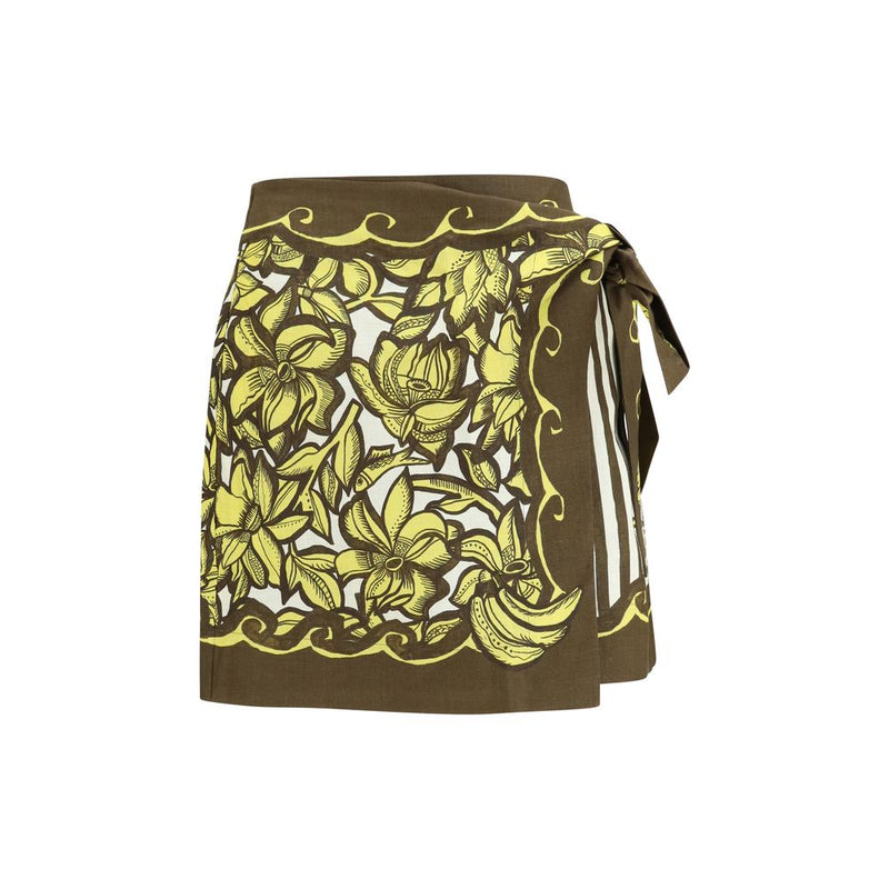 Alemais Mona Multicolor Hemp Mini Skirt