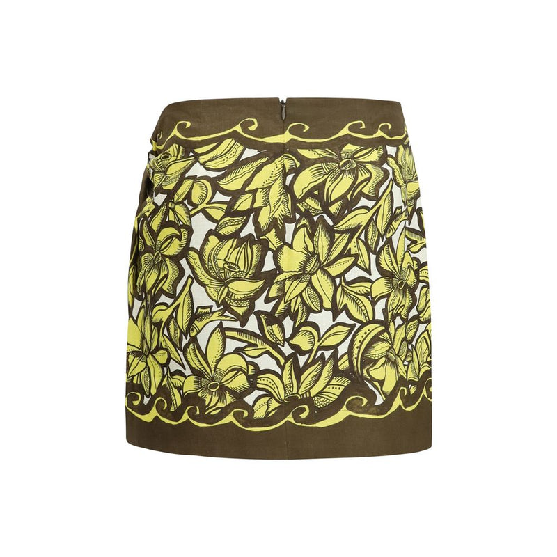 Alemais Mona Multicolor Hemp Mini Skirt