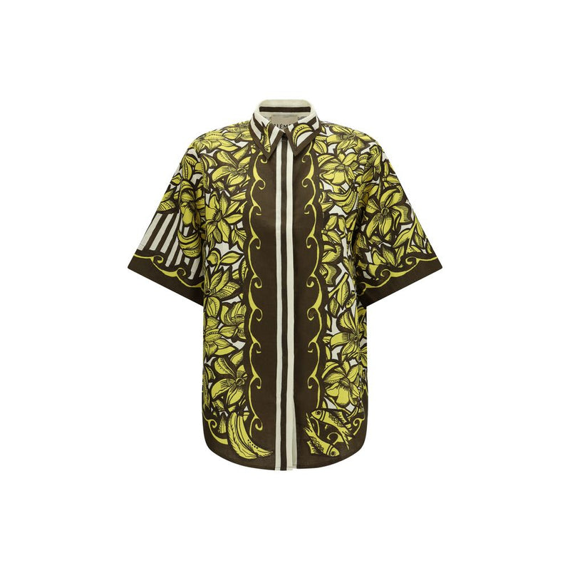 Alemais Mona Multicolor Hemp Shortsleeve Shirt