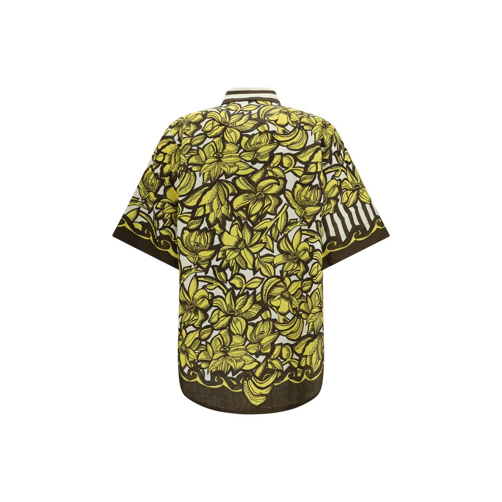 Alemais Mona Multicolor Hemp Shortsleeve Shirt