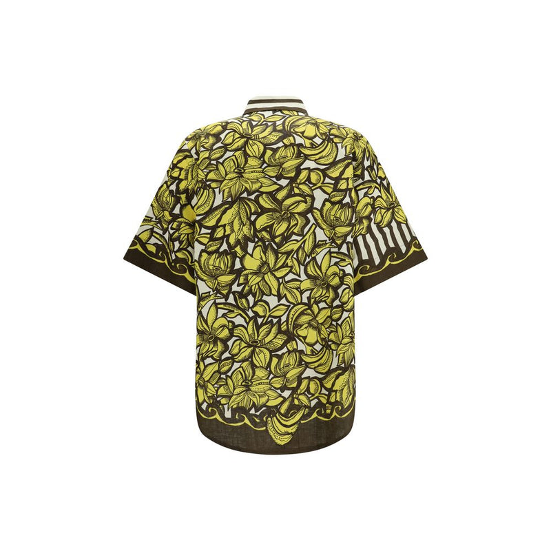 Alemais Mona Multicolor Hemp Shortsleeve Shirt
