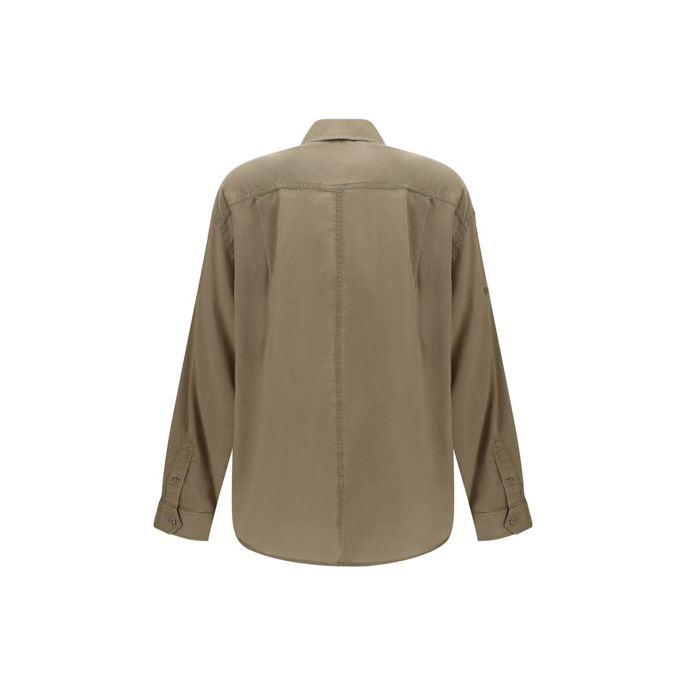 Marant Étoile Valiane Bicolor Cotton Shirt