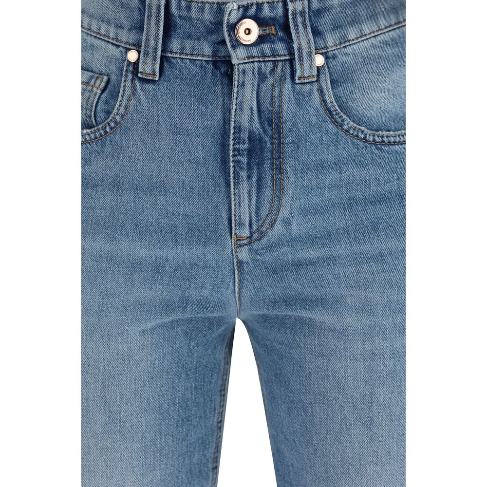 Brunello Cucinelli Blue Cotton Jeans Denim - Slim Fit