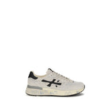 Premiata Mick01 White Polyester Low Top Sneakers