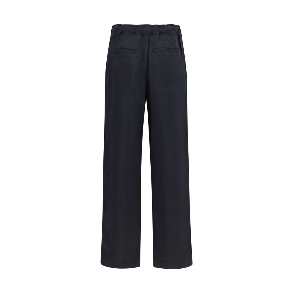 Marant Étoile Bilina Black Viscose Casual Pants