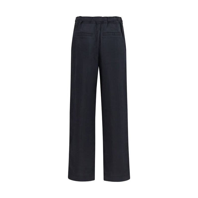 Marant Étoile Bilina Black Viscose Casual Pants