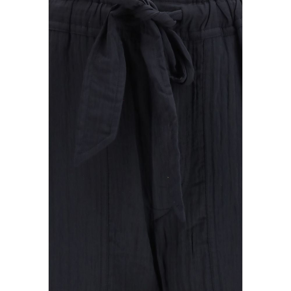 Marant Étoile Bilina Black Viscose Casual Pants