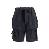 Marant Étoile Bermuda Shorts en Viscose Noirs
