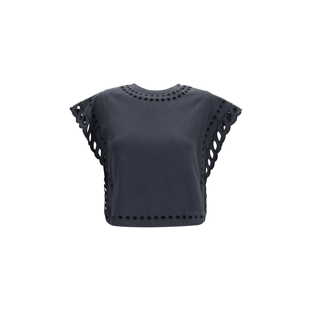 T-shirt en Coton Noir Marant Etoile