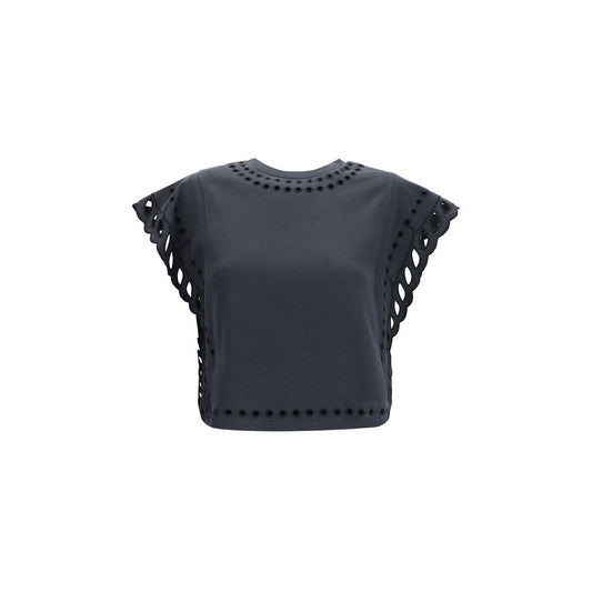 T-shirt en Coton Noir Marant Etoile