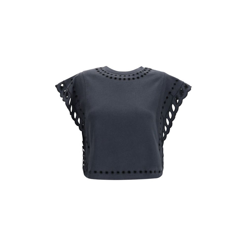 Marant Etoile Black Cotton T-Shirt