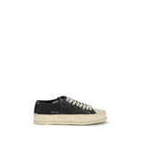 Premiata Vince 015 Black Calf Leather Low Top Sneakers