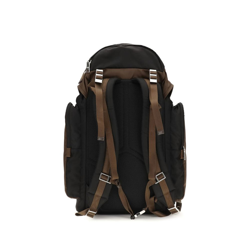 Prada Brown Recycled Polyamide Backpack - Sustainable Style