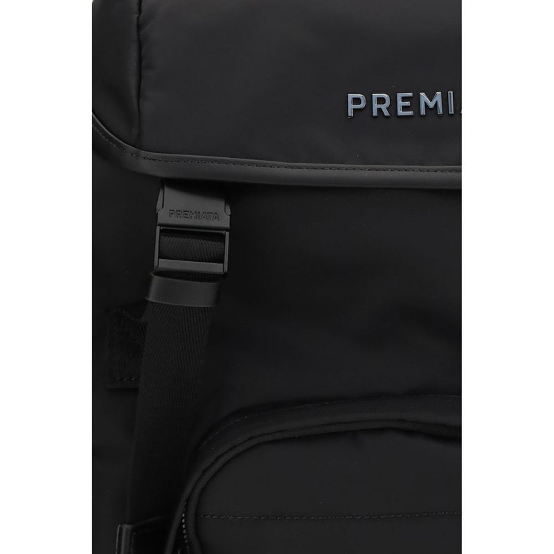 Premiata Booker 2150 Black Nylon Backpack for Men