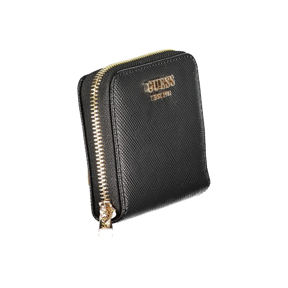 Guess Jeans Nero Poliuretano Wallet for Women