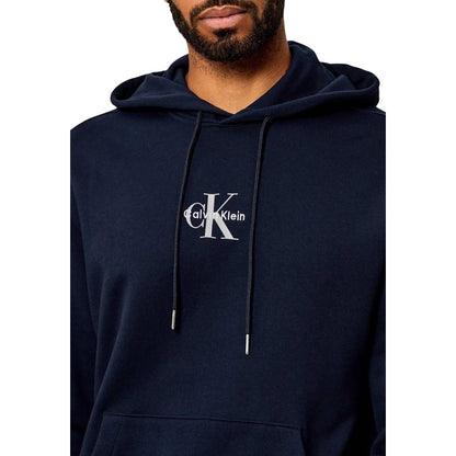 Calvin Klein Jeans Blue Cotton Hoodie