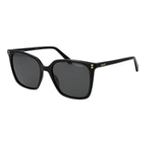 Lunettes de soleil Polaroid noires en acétate pour femmes