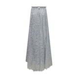 Zimmermann Silver Polyester Coat - SS26 Collection