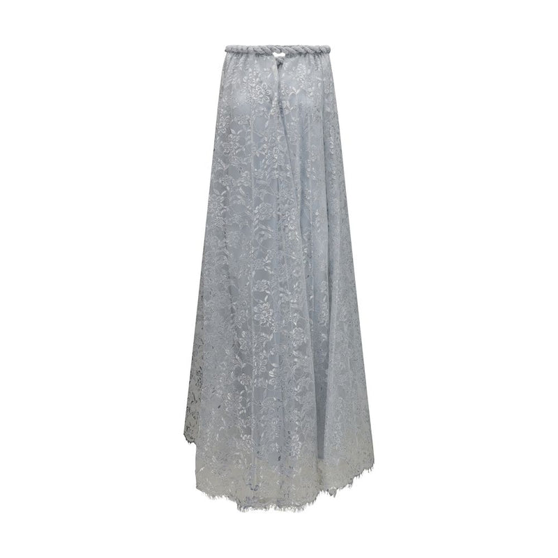 Zimmermann Silver Polyester Coat - SS26 Collection