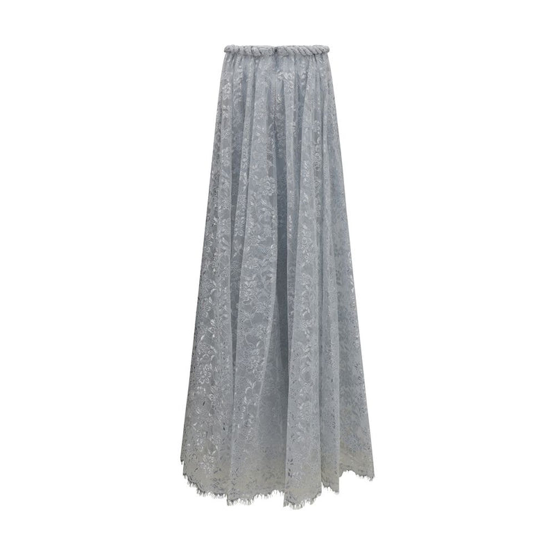 Zimmermann Silver Polyester Coat - SS26 Collection