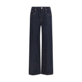 Brunello Cucinelli Blue Cotton Palazzo Jeans