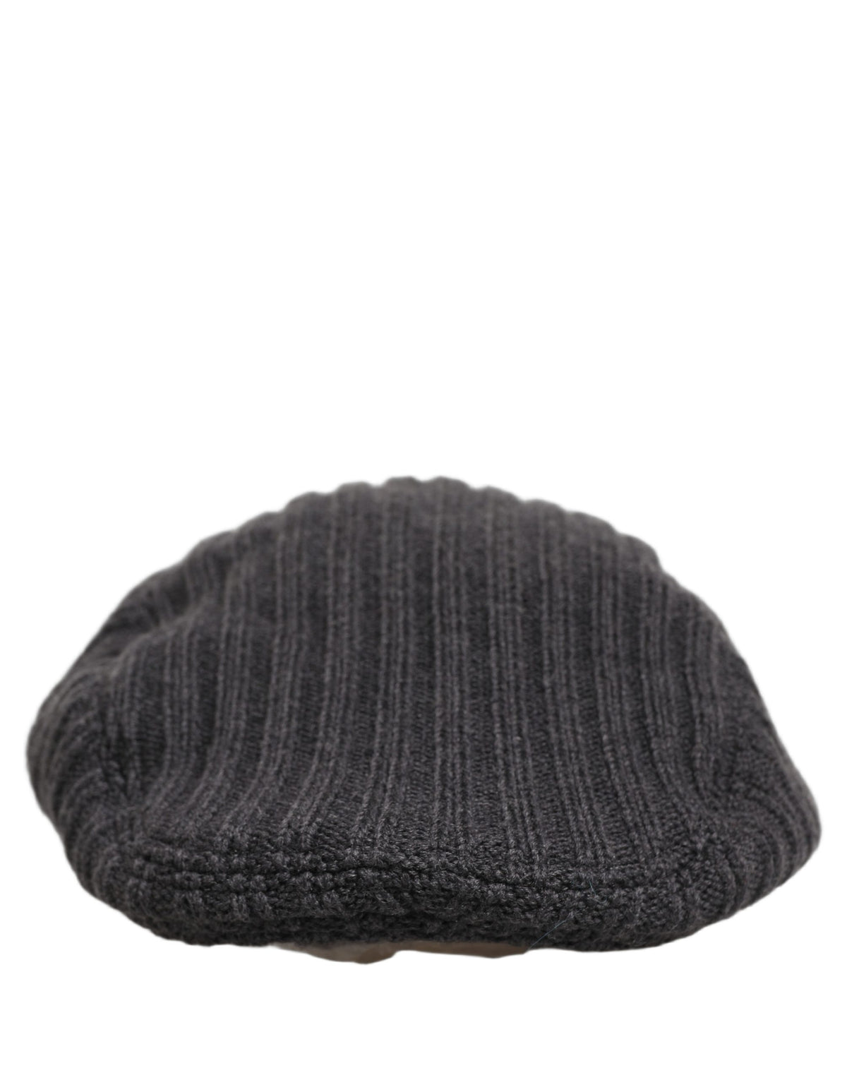 Dolce & Gabbana Men Dark Gray Wool Newsboy Cap