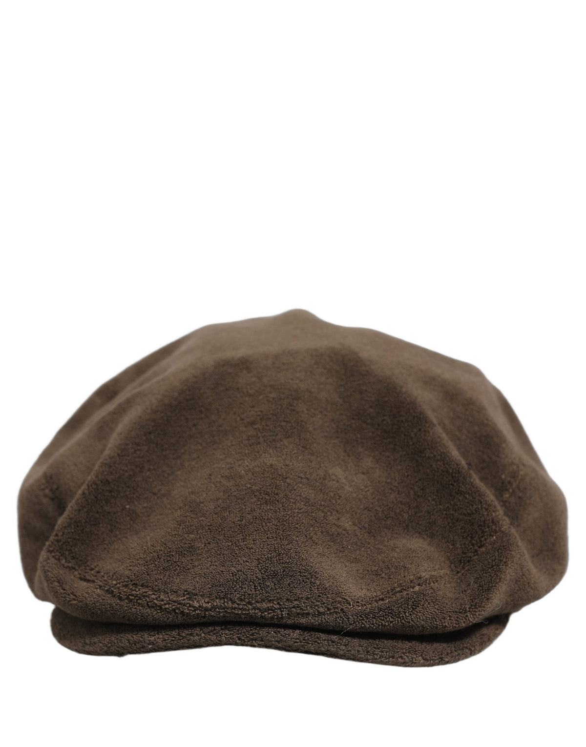 Dolce & Gabbana Men Brown Cotton Newsboy Cap