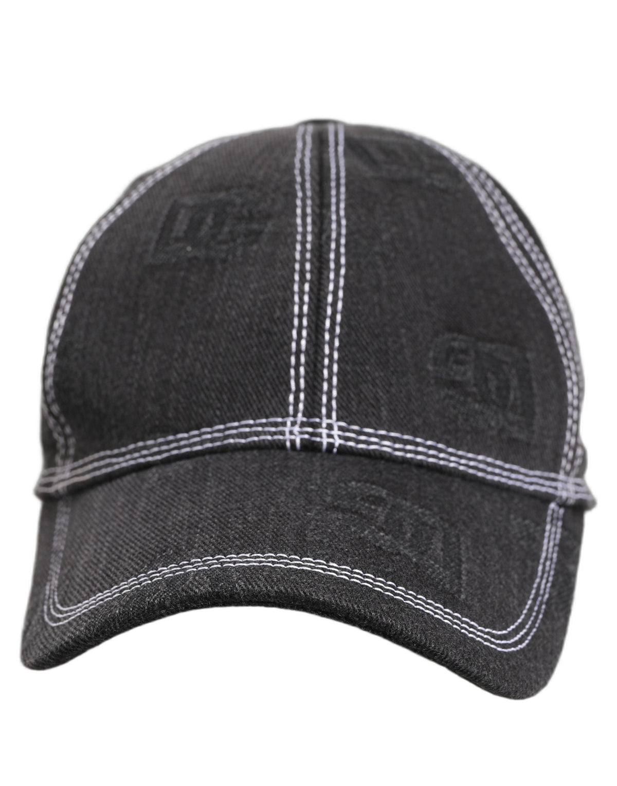 Dolce & Gabbana Men Black Cotton 6 Panel Baseball Cap