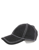 Dolce & Gabbana Men Black Cotton 6 Panel Baseball Cap