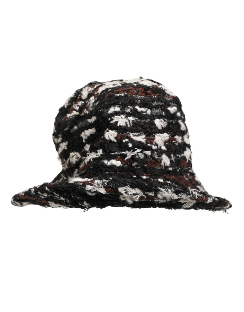 Dolce & Gabbana Women Multicolor Acrylic Tweed Bucket Hat