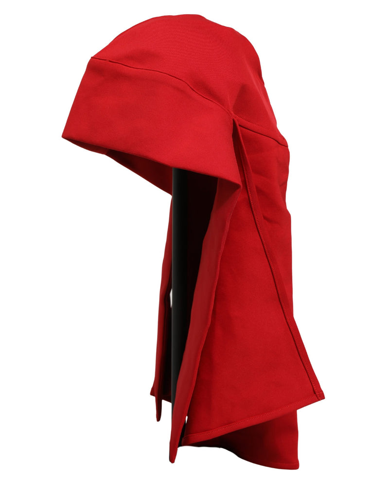 Dolce & Gabbana Women Red Polyester Whole Head Wrap Hat