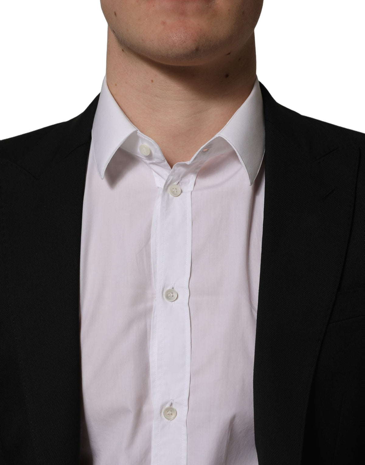 Dolce & Gabbana Black Single Breasted Blazer Jacket for Men