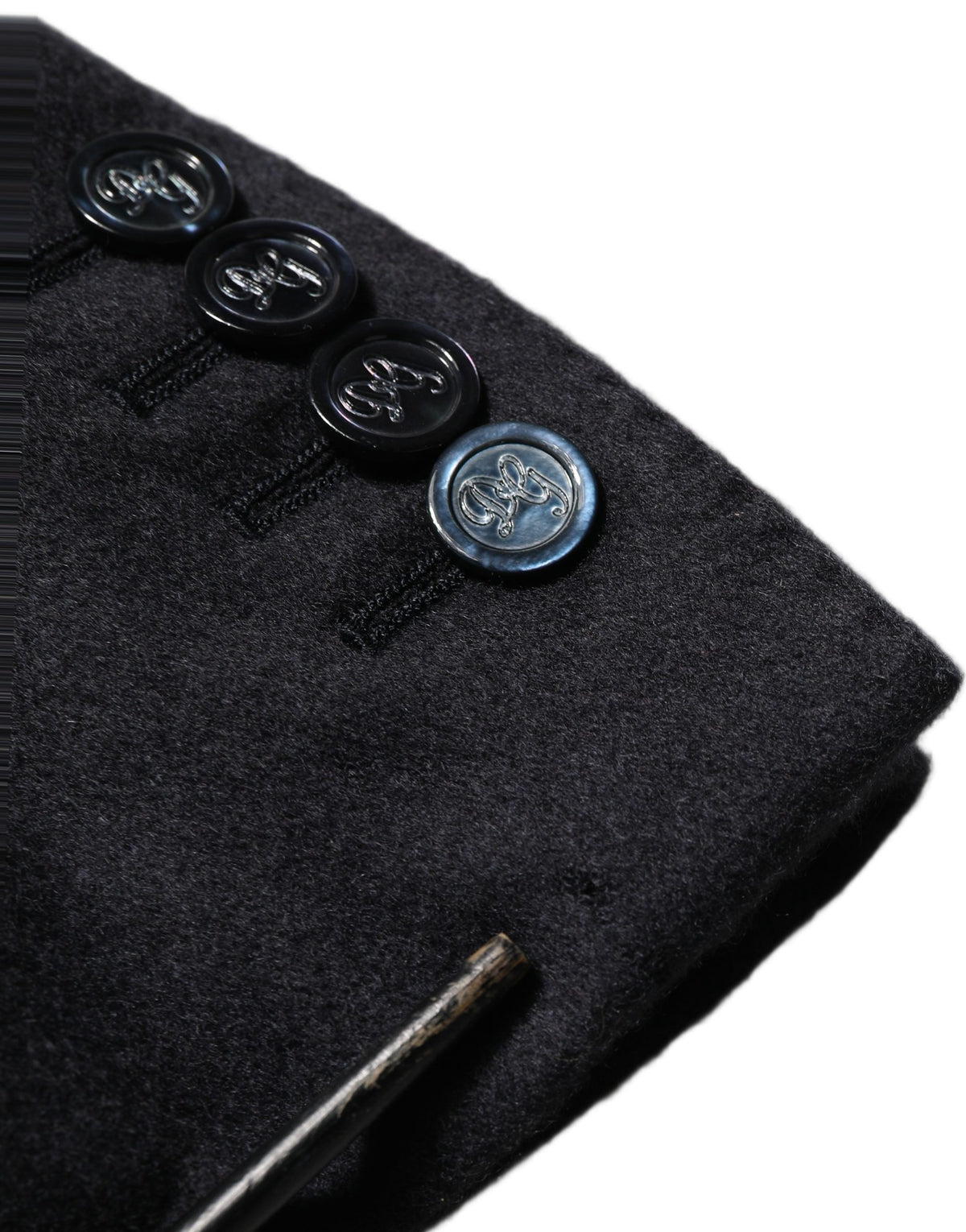 Dolce & Gabbana Black Cashmere Single Breasted Blazer Jacket