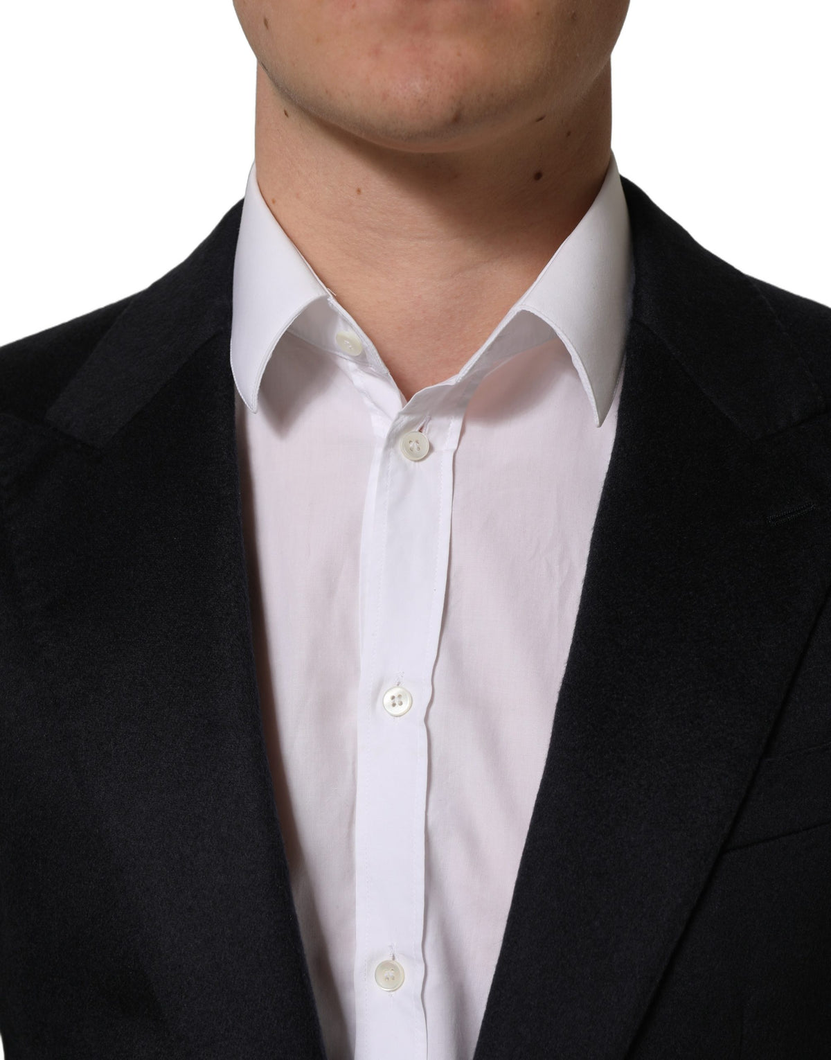 Dolce & Gabbana Black Cashmere Single Breasted Blazer Jacket