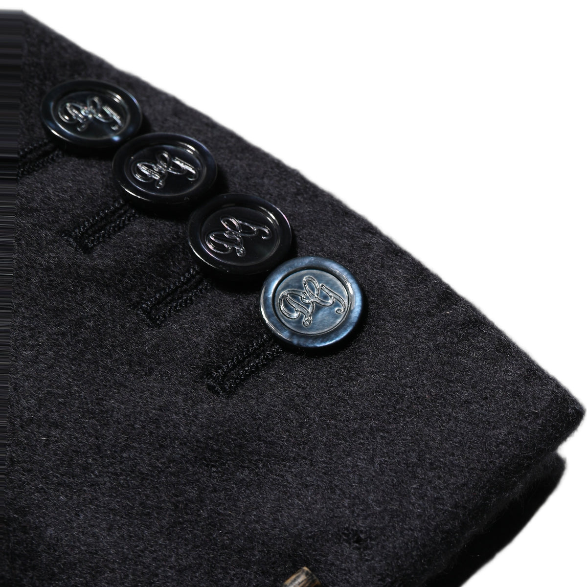 Dolce & Gabbana Black Cashmere Single Breasted Blazer Jacket