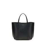 Tory Burch Black Calf Leather Bos Taurus Handbag