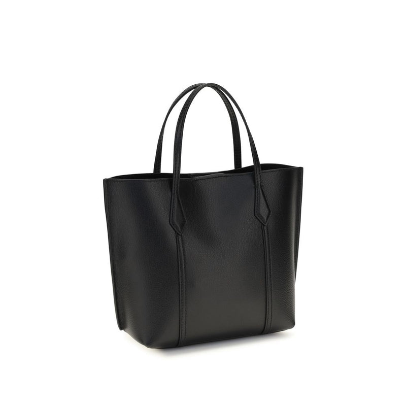 Tory Burch Black Calf Leather Bos Taurus Handbag
