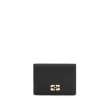 Ganni Black Recycled Polyester Wallet - Stylish & Functional