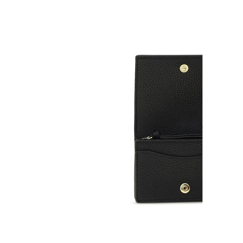 Ganni Black Recycled Polyester Wallet - Stylish & Functional
