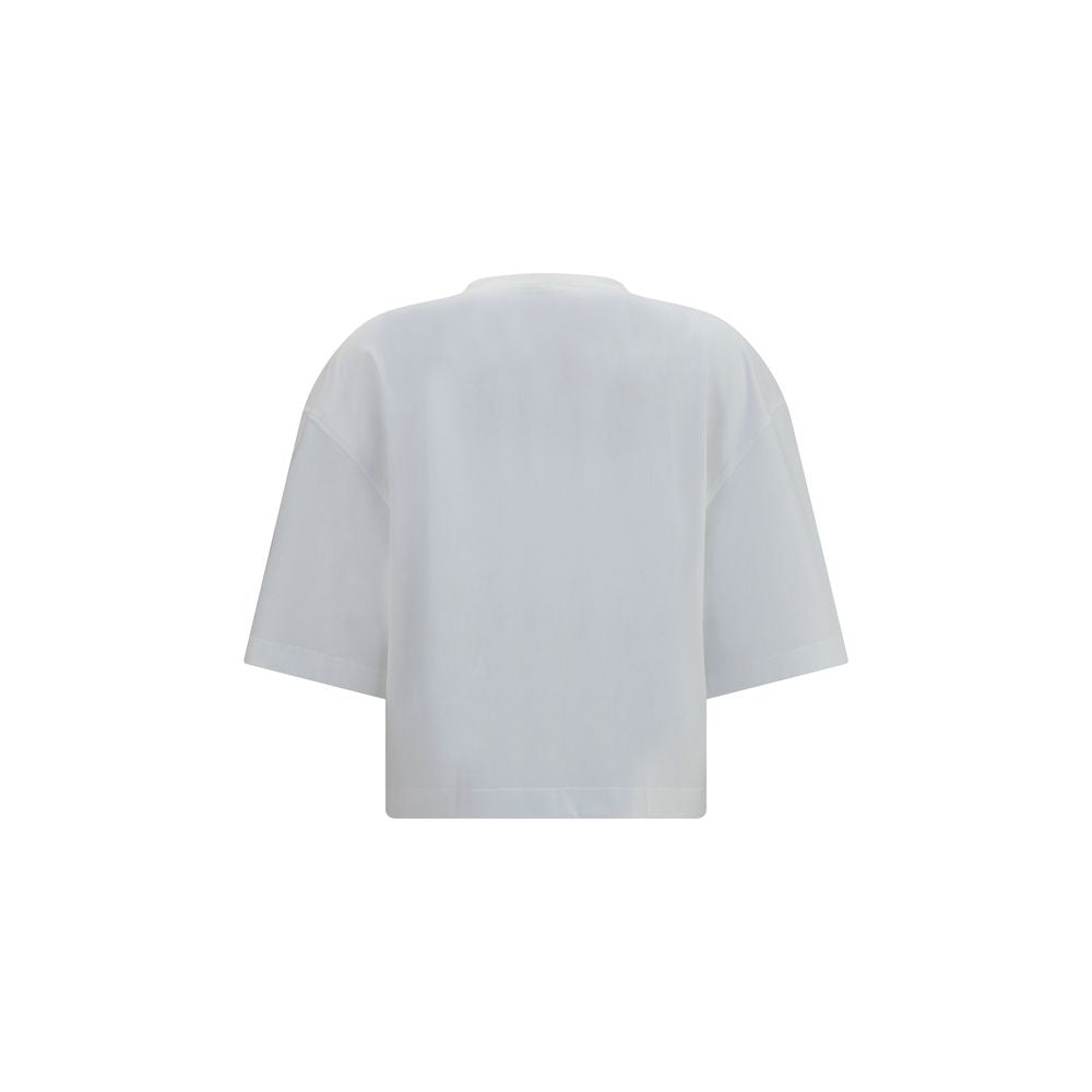 Brunello Cucinelli White Cotton Oversized T-Shirt