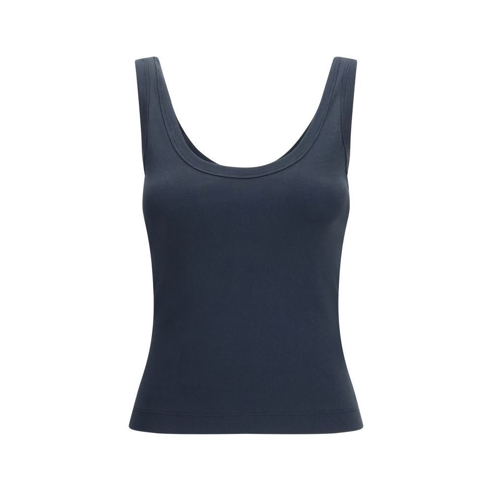 Brunello Cucinelli Blue Cotton T-Shirt for Women